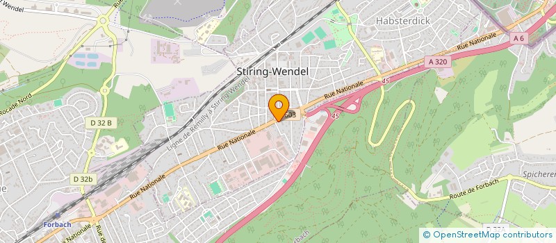 localisation de l'entreprise OLLITEC à STIRING-WENDEL