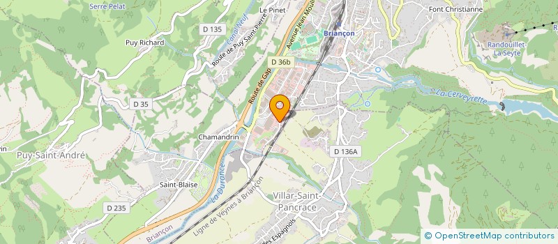 localisation de l'entreprise OLLIVE à BRIANCON