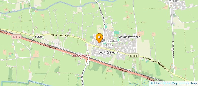 localisation de l'entreprise OLLIVE à ARLES