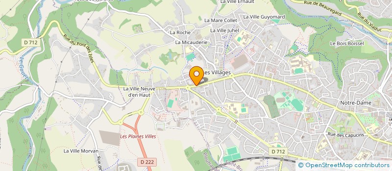 localisation de l'entreprise OLLIVIER à SAINT-BRIEUC