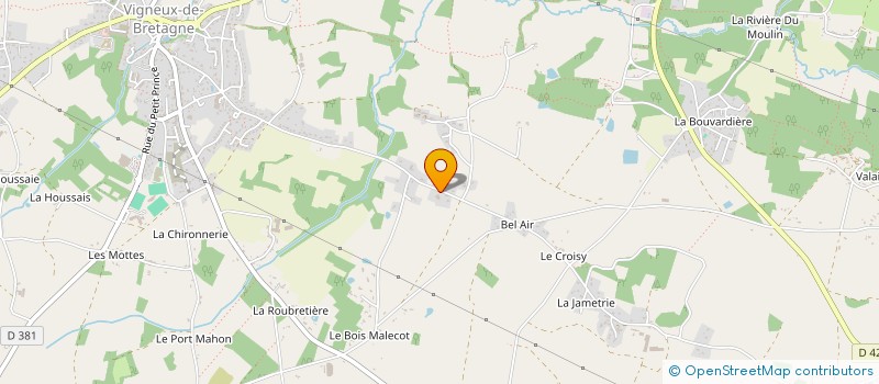 localisation de l'entreprise OLLIVIER  VIGNEUX-DE-BRETAGNE