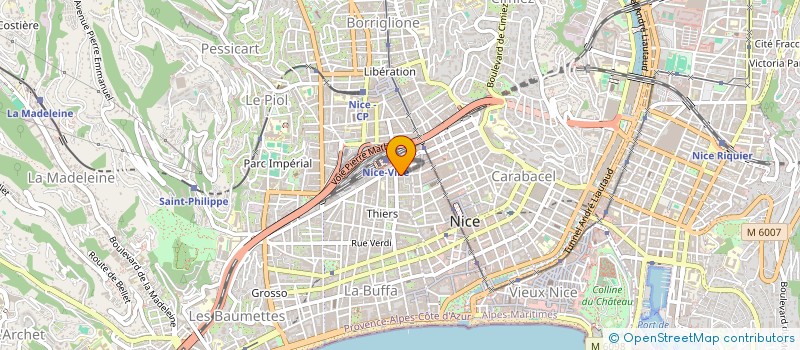 localisation de l'entreprise OLLIVIER-AFRO à NICE