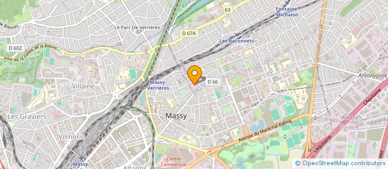 localisation de l'entreprise OLLIVIER & CO à ANTONY