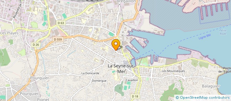 localisation de l'entreprise OLLIVIER ET DEROUBAIX à LA SEYNE-SUR-MER