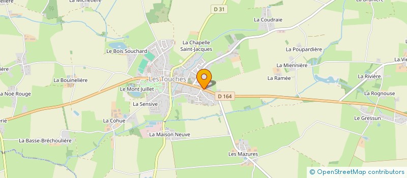 localisation de l'entreprise OLLIVIER GENY à LES TOUCHES