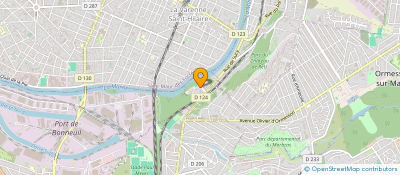 localisation de l'entreprise OLLIVIER IMMOBILIER à SAINT-MAUR-DES-FOSSES