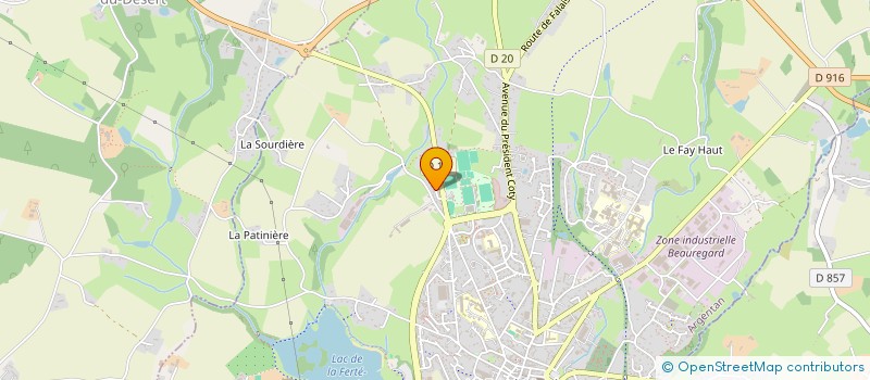 localisation de l'entreprise OLLIVIER INVESTISSEMENT à LA FERTE MACE