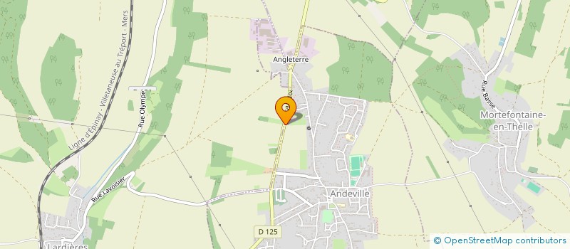 localisation de l'entreprise OLLIVIER JULIEN  ANDEVILLE