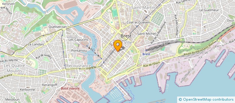 localisation de l'entreprise OLLIVIER KERNEIS à BREST