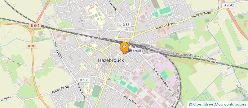 localisation de l'entreprise OLLIVIER SA à HAZEBROUCK