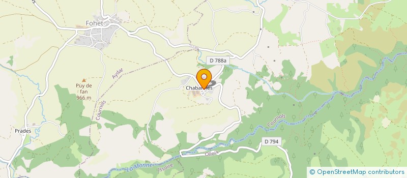 localisation de l'entreprise OLLOISIRS  OLLOIX