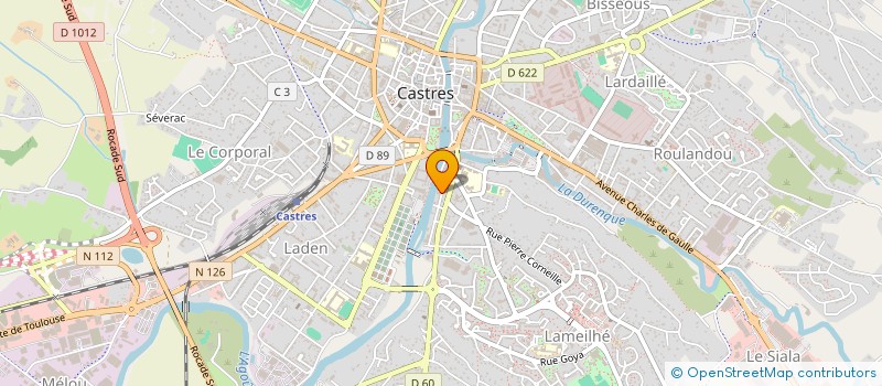 localisation de l'entreprise OLLUS à CASTRES