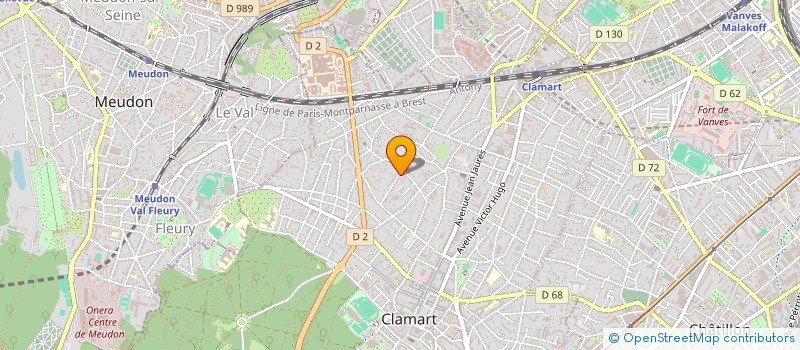 localisation de l'entreprise OLLY  CLAMART