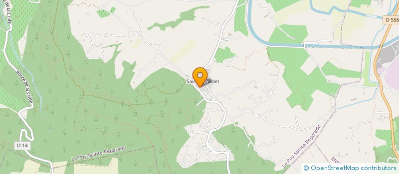 localisation de l'entreprise OLLY  LE PUY-SAINTE-REPARADE