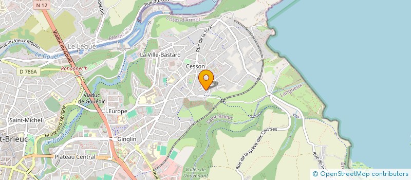 localisation de l'entreprise OLLYLOC à SAINT-BRIEUC