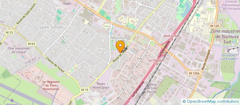 localisation de l'entreprise OLM à TOULOUSE
