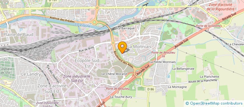 localisation de l'entreprise OLM  CESSON-SEVIGNE