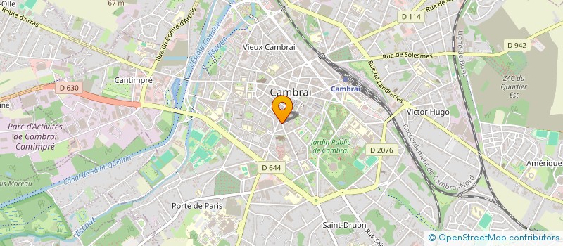 localisation de l'entreprise OLM EXPANSION DEVELOPPEMENT  CAMBRAI