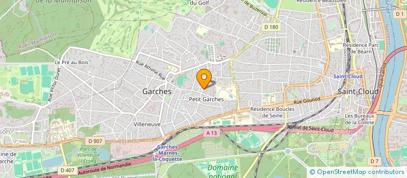 localisation de l'entreprise OLM INGENIERIE à GARCHES