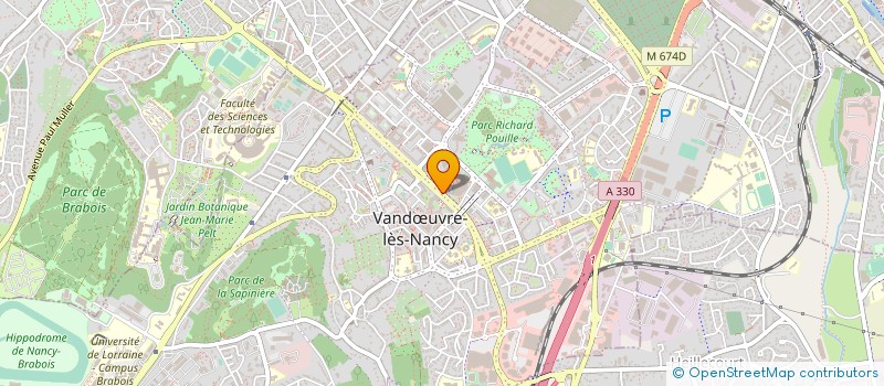localisation de l'entreprise OLMA IMMOBILIER  VANDUVRE-LES-NANCY