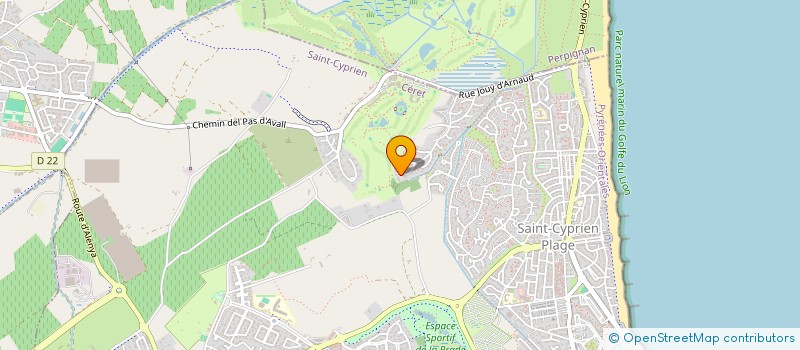 localisation de l'entreprise OLMAP  SAINT-CYPRIEN