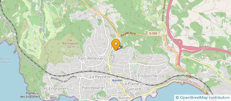 localisation de l'entreprise OLMAVIVA  BANDOL