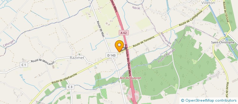 localisation de l'entreprise OLMECA  RAZIMET