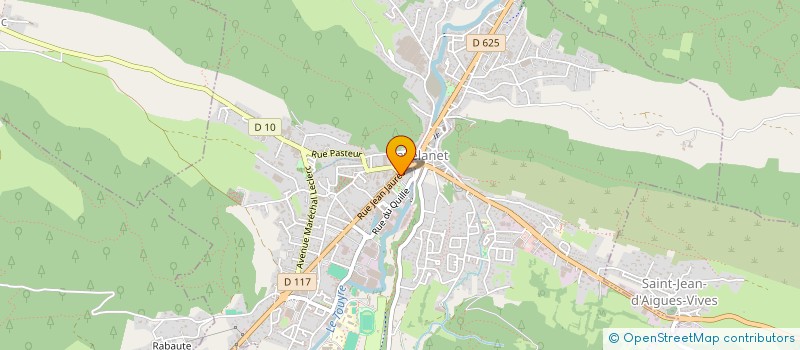 localisation de l'entreprise OLMES COURTAGE ASSURANCES à LAVELANET