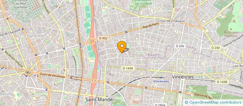 localisation de l'entreprise OLMETA BUILDING à MONTREUIL