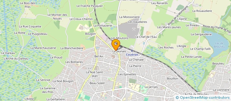 localisation de l'entreprise OLMI à COUERON