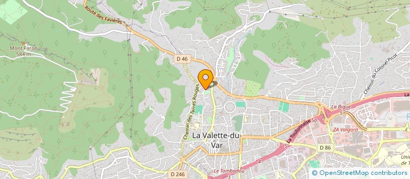 localisation de l'entreprise OLMI  LA VALETTE-DU-VAR