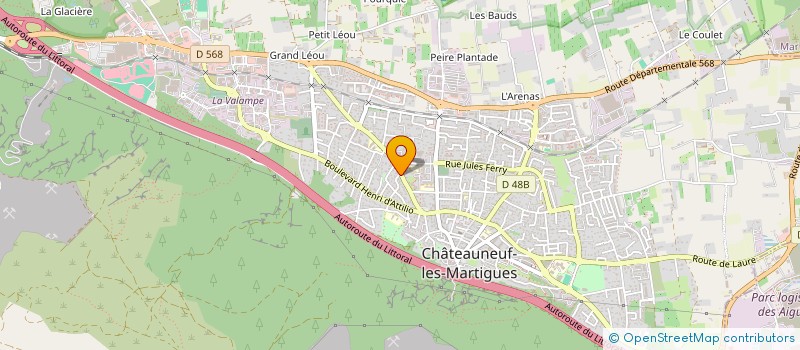 localisation de l'entreprise OLMI RENOV  CHATEAUNEUF-LES-MARTIGUES