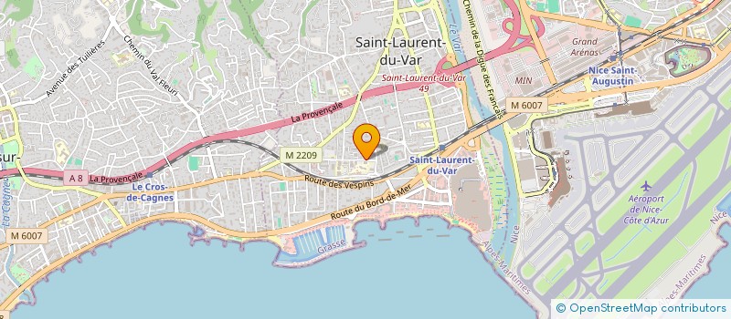 localisation de l'entreprise OLMITAR  SAINT-LAURENT-DU-VAR