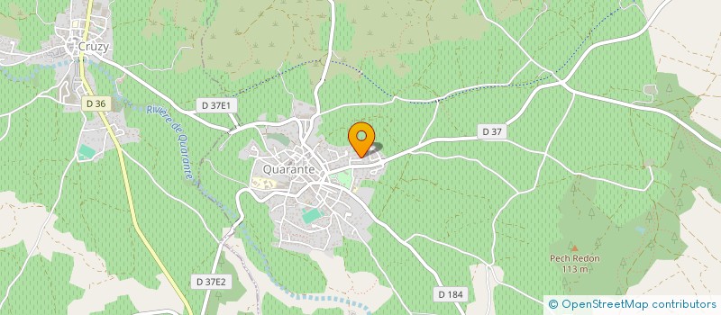 localisation de l'entreprise OLMO  QUARANTE