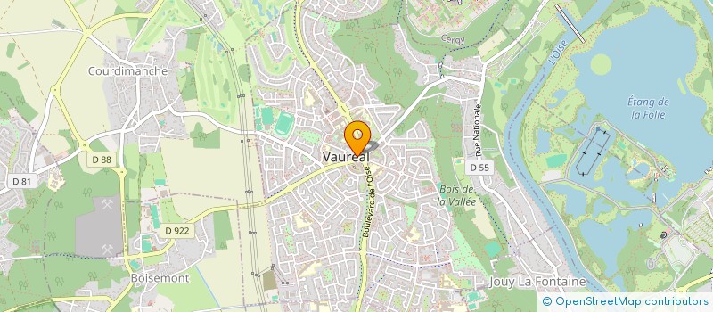 localisation de l'entreprise OLMY  VAUREAL