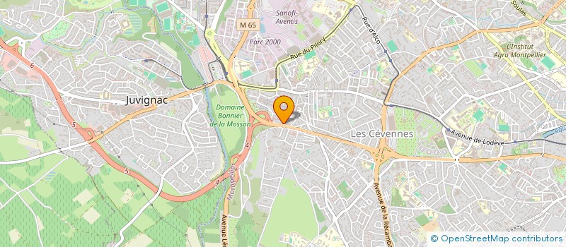 localisation de l'entreprise OLN METALLIQUE  MONTPELLIER