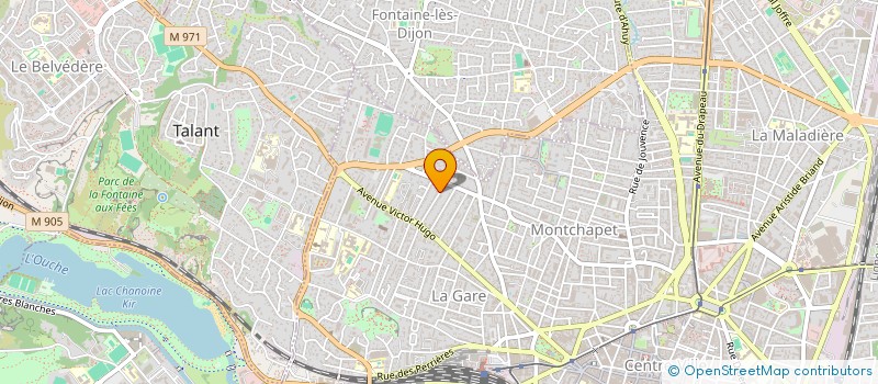 localisation de l'entreprise OLN7IMMO à DIJON