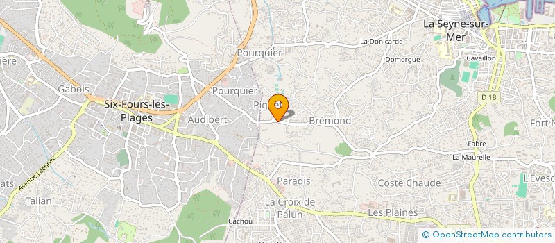localisation de l'entreprise OLNA à LE BEAUSSET