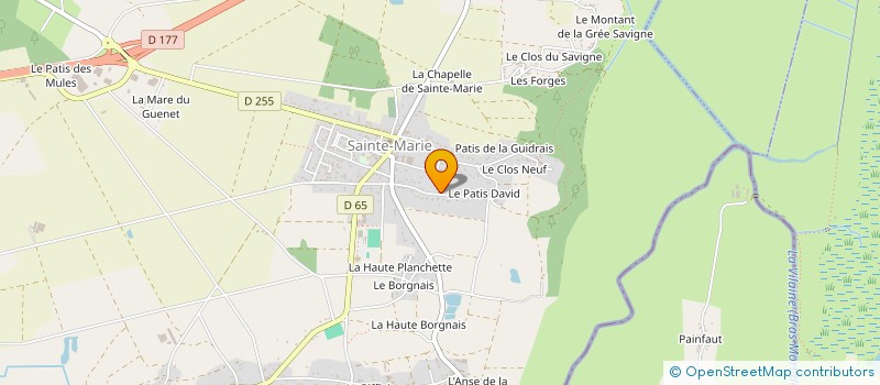 localisation de l'entreprise OLNI à SAINTE-MARIE