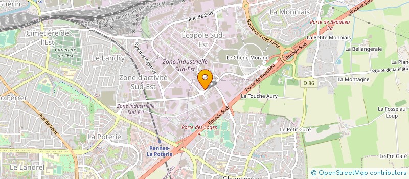 localisation de l'entreprise OLNICA à CHANTEPIE