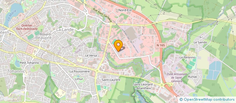 localisation de l'entreprise OLNICA TRACE à VANNES