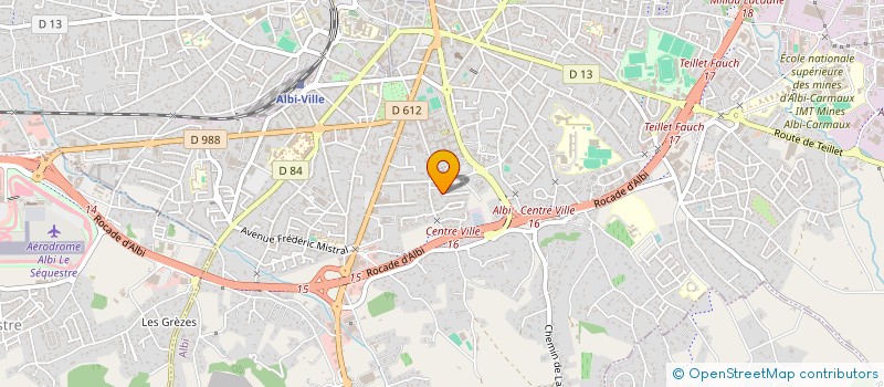 localisation de l'entreprise OLNICON à ALBI