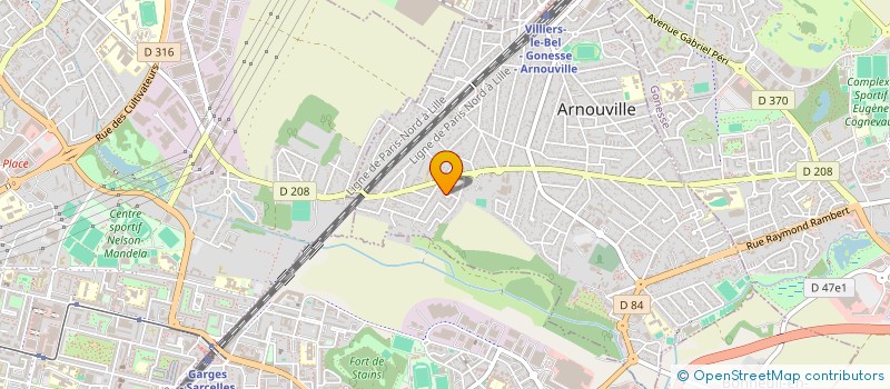 localisation de l'entreprise OLNIPA  ARNOUVILLE