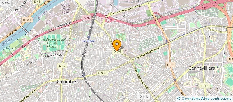 localisation de l'entreprise OLO TECHNOLOGY à COLOMBES