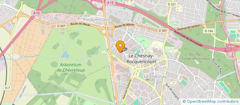 localisation de l'entreprise OLOA INTERNATIONAL BUSINESS SERVICES  LE CHESNAY-ROCQUENCOURT