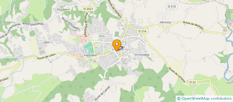 localisation de l'entreprise OLOCAL  HASPARREN