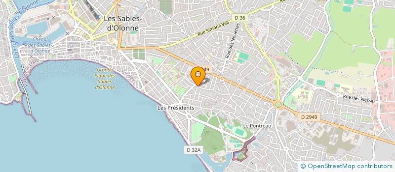 localisation de l'entreprise OLONASTONE à LES SABLES D'OLONNE