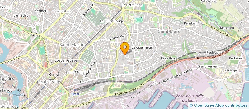 localisation de l'entreprise OLONCOUR  BREST