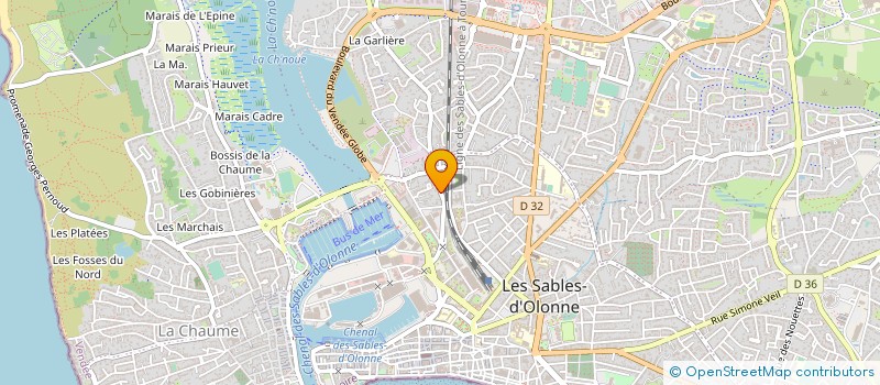 localisation de l'entreprise OLONNA DISTRIBUTION  LANVENEGEN