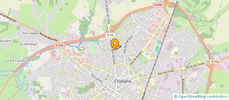 localisation de l'entreprise OLONNE POIDS LOURDS UTILITAIRES SERVICES SARL PAR ABREVIATION OPLUS SARL à CHALLANS